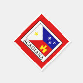 Serviette En Papier Acadiana (Coin)