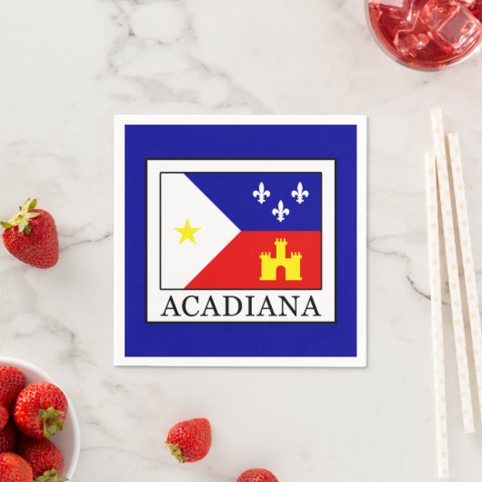 Serviette En Papier Acadiana (En situation)