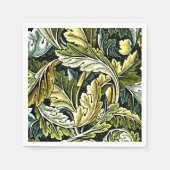 Serviette En Papier Acanthus, un motif de William Morris, (Devant)