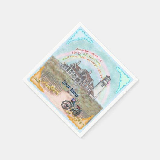 Serviette En Papier Acceptation du phare (Coin)