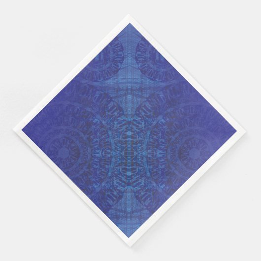 Serviette En Papier Acceptation | Médaillons de violet violet bleu Ind (Coin)