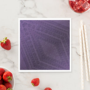 Serviette En Papier Acceptation   Motif Boho violet écectique
