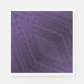 Serviette En Papier Acceptation | Motif Boho violet écectique (Devant)