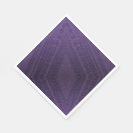 Serviette En Papier Acceptation | Motif Boho violet écectique (Coin)
