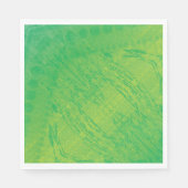 Serviette En Papier Acceptation | Motif de Shibori jaune bleu (Devant)