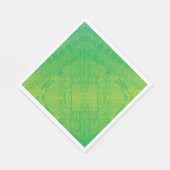Serviette En Papier Acceptation | Motif de Shibori jaune bleu (Coin)