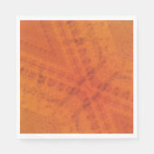 Serviette En Papier Acceptation | Motif de Shibori rouge orange jaune (Devant)