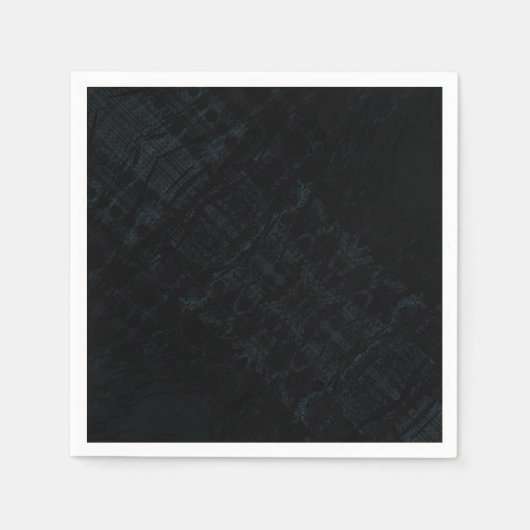 Serviette En Papier Acceptation | Texture foncée Shibori (Devant)