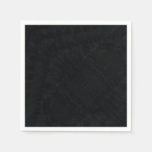 Serviette En Papier Acceptation | Texture géométrique foncée (Devant)