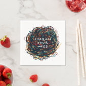 Serviette En Papier Acceptez votre Mess (En situation)