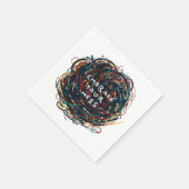 Serviette En Papier Acceptez votre Mess (Coin)