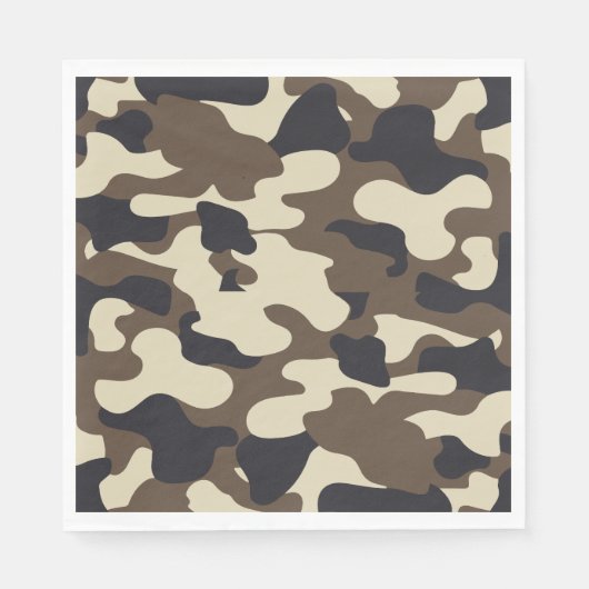 Serviette En Papier Accessoires Camouflage (Devant)