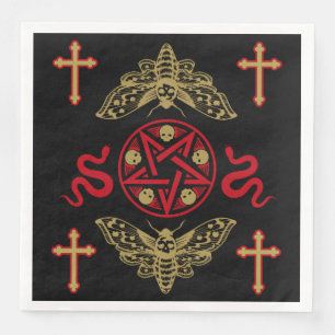 Serviette En Papier Accessoires d'art gothique