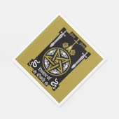 Serviette En Papier Accessoires de punk gothique (Coin)