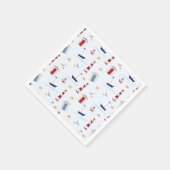Serviette En Papier Accessoires Nautiques de fête d'anniversaire (Coin)