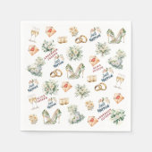 Serviette En Papier Accessoires Nuptiaux Trenby Pour Mariage (Devant)