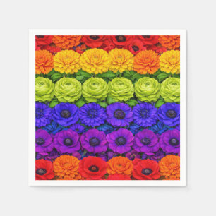 Serviette En Papier 🌈Acclamations LGBTQ+ ! Épanouissez-vous ensemble