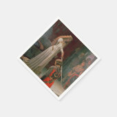 Serviette En Papier Accolade (par Edmond Blair Leighton) (Coin)