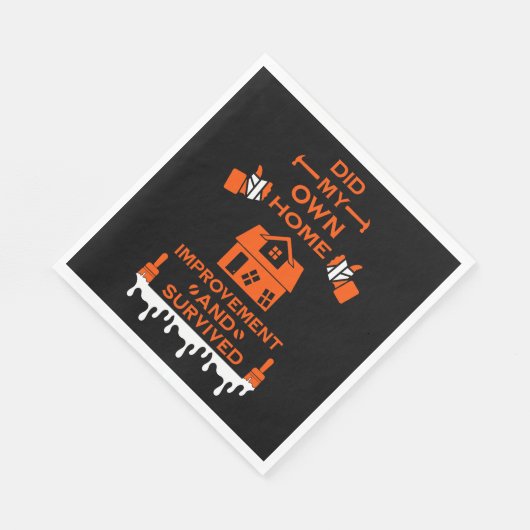 Serviette En Papier Accueil Amélioration Félicitations (Coin)