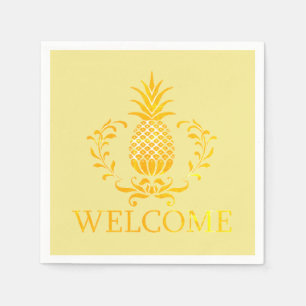Serviette En Papier Accueil Ananas fantaisie