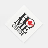 Serviette En Papier ACCUEIL Canada   (Coin)