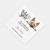 Serviette En Papier Accueil De Mariage De Cairn Terrier (Coin)