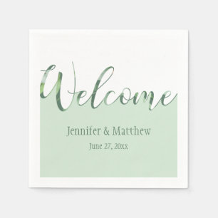 Serviette En Papier Accueil d'Eucalyptus Envy serviettes