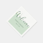 Serviette En Papier Accueil d'Eucalyptus Envy serviettes (Coin)