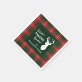 Serviette En Papier Accueil Famille douce Tartan MacKinnon (Coin)