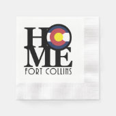Serviette En Papier ACCUEIL Fort Collins (Devant)