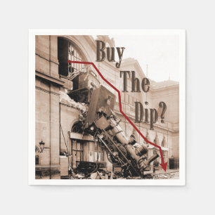 Serviette En Papier Acheter L'Humour Du Marché Stock Dip