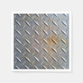 Serviette En Papier Acier en tôle diamant rouillé (Devant)