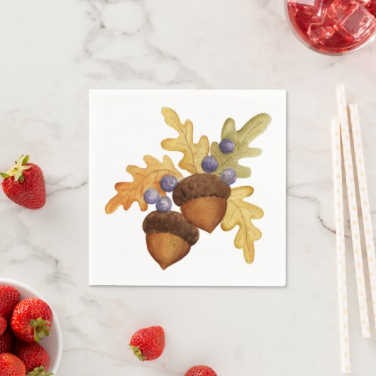 Serviette En Papier Acorn (En situation)