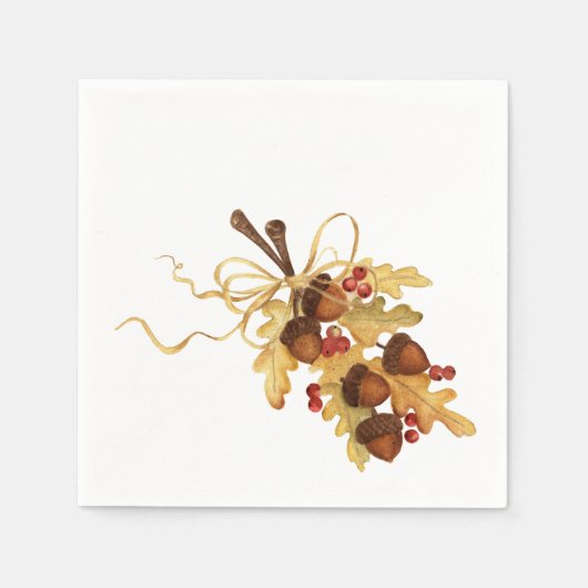 Serviette En Papier Acorn (Devant)