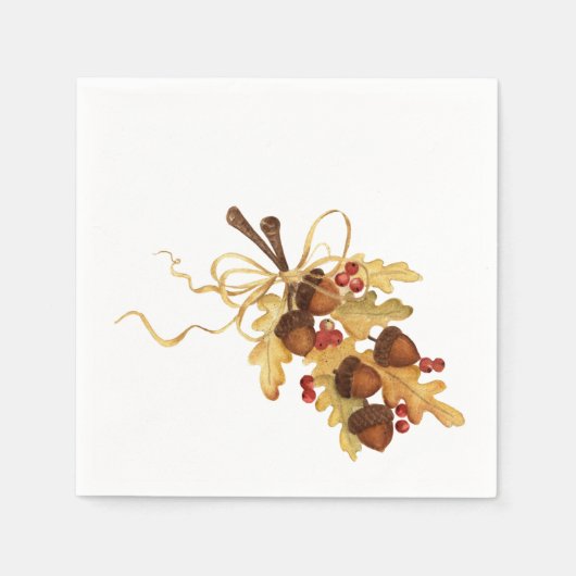 Serviette En Papier Acorn (Devant)