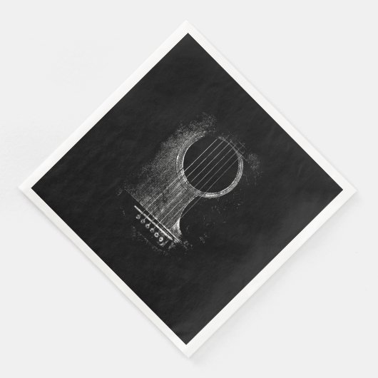 Serviette En Papier Acoustic Guitar Player (Coin)