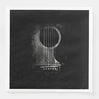 Serviette En Papier Acoustic Guitar Player