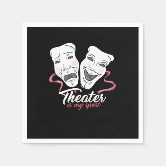 Serviette En Papier Acteurs dramatiques Actrice Théâtre de Broadway Fi (Devant)