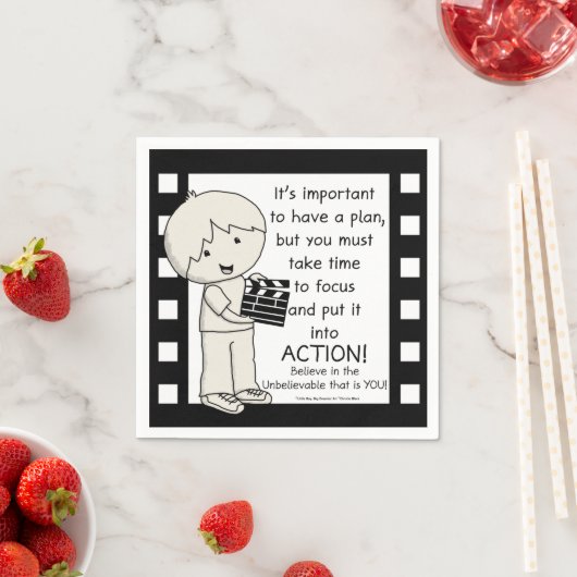 Serviette En Papier Action (En situation)