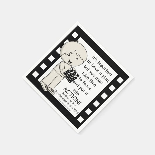 Serviette En Papier Action (Coin)