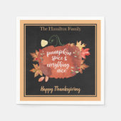 Serviette En Papier Action de grâce Pumpkin Spice & Everything Nice (Devant)