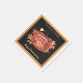 Serviette En Papier Action de grâce Pumpkin Spice & Everything Nice (Coin)