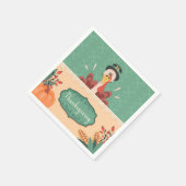 Serviette En Papier Action de grâces (Coin)