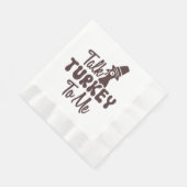 Serviette En Papier Action de grâces (Coin)