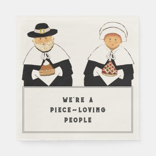 Serviette En Papier Action de grâces créative (Devant)