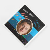 Serviette En Papier Activité de fête d'enterrement de vie de garçon dr (Coin)