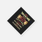 Serviette En Papier Actrice Théâtre Théâtre Scène Nerd Musique A (Coin)