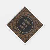 Serviette En Papier Addict certifié au café (Coin)