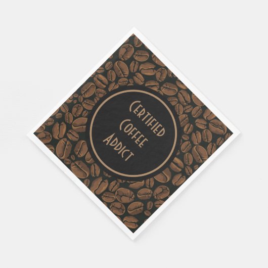 Serviette En Papier Addict certifié au café (Coin)