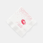 Serviette En Papier Adieu à la Demoiselle d'Honneur Fête de Fiançaille (Coin)